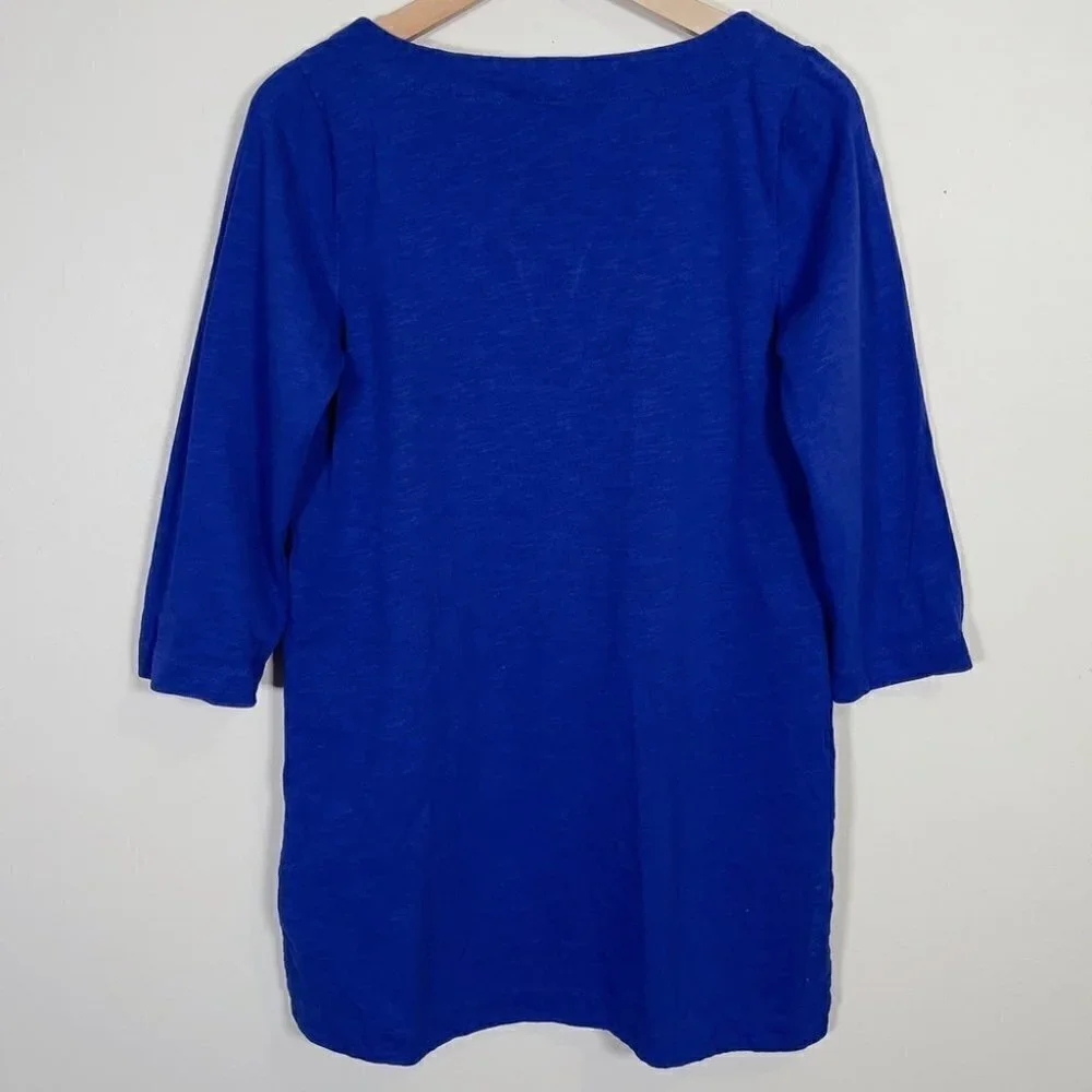 J.CREW TUNIC DRESS IN ROYAL BLUE